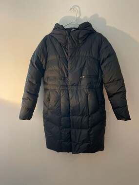 Under Armour Women's ColdGear Storm Hooded Long Down Parka Jacket Black SM